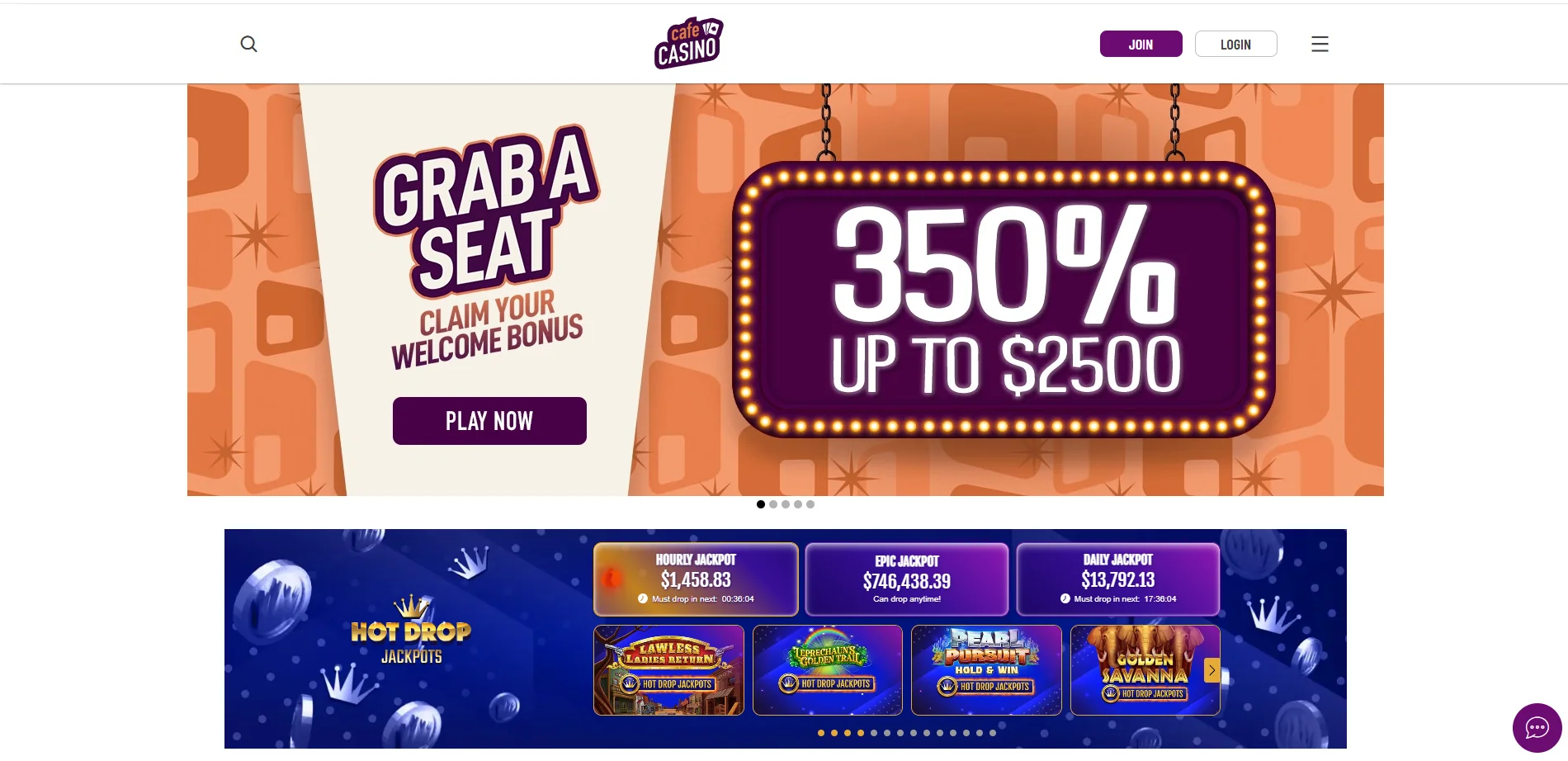 Cafe Casino Promo Code