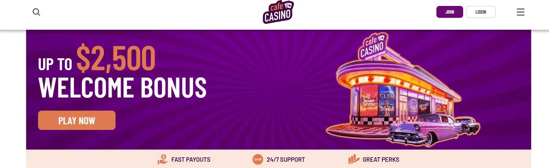 Cafe Casino official